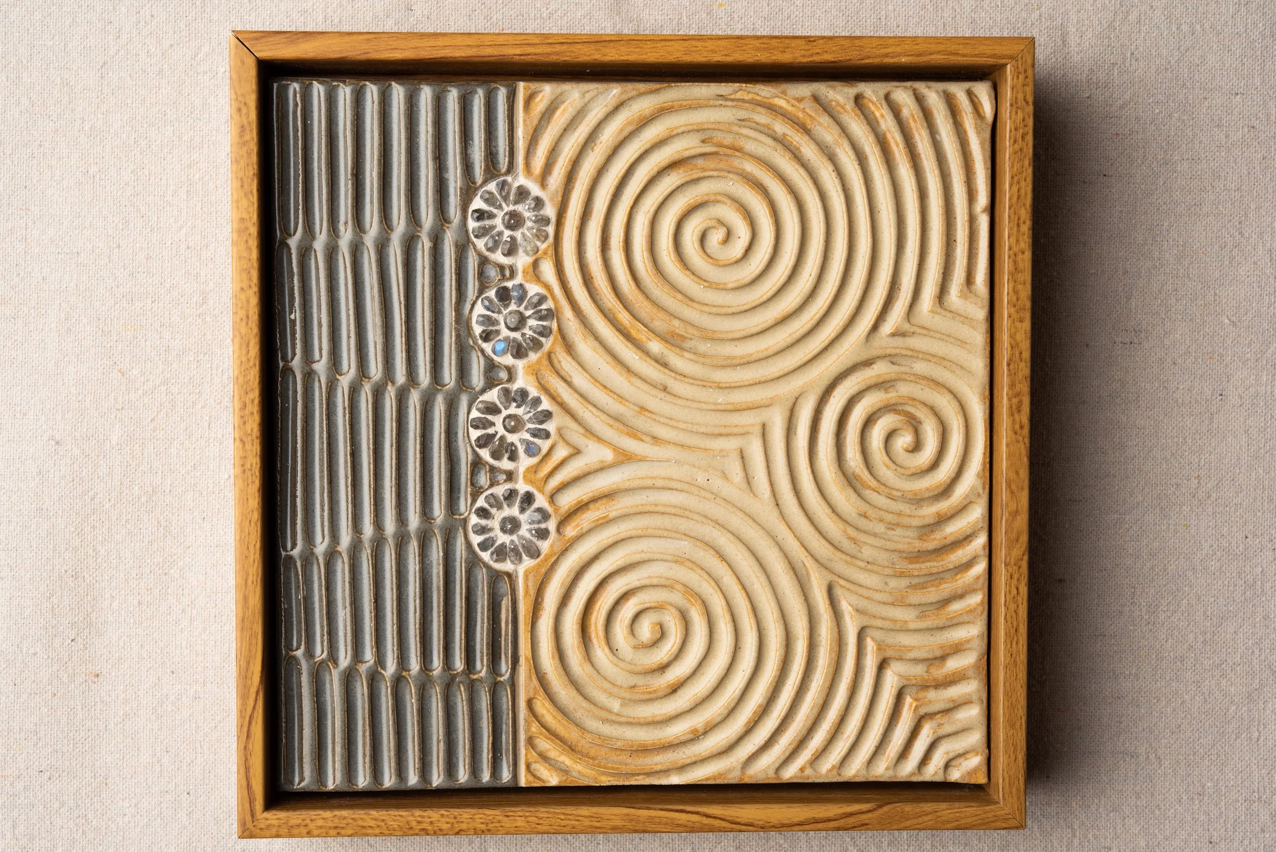 20230217 0029_Clare and Romy Studio - Passages Series - Square 9%22 Framed - Sand Dollar.jpg