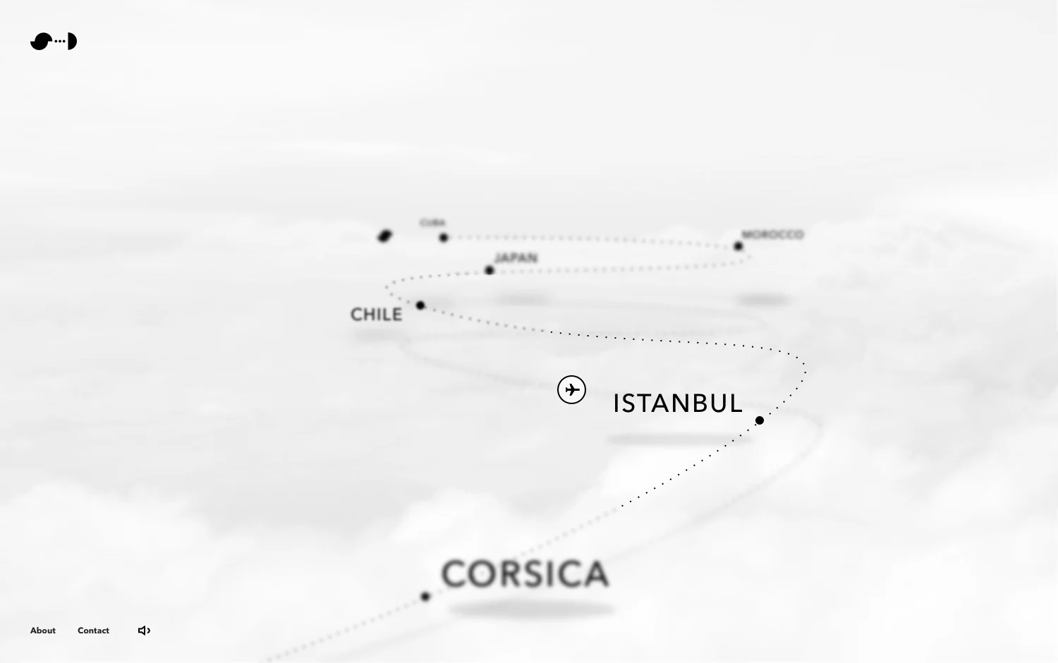 Main menu over the clouds
