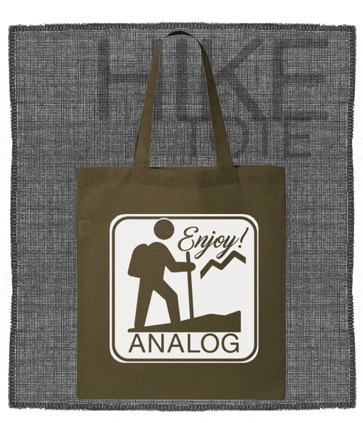 Hike Analog Enjoy Tote or T-Shirt