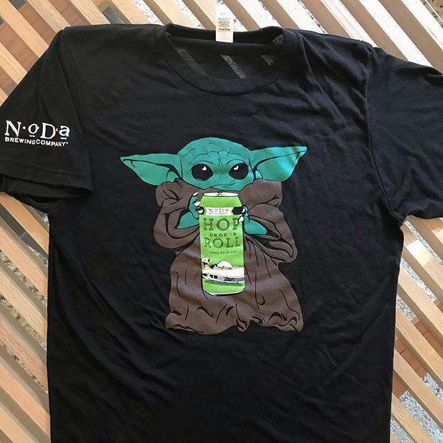 I&rsquo;ve been printing morning-noon-and-night for #maythe4th #babyyoda Hop Drop today at NoDa Brewing. Go get one drive thru! I miss @alec__kazam