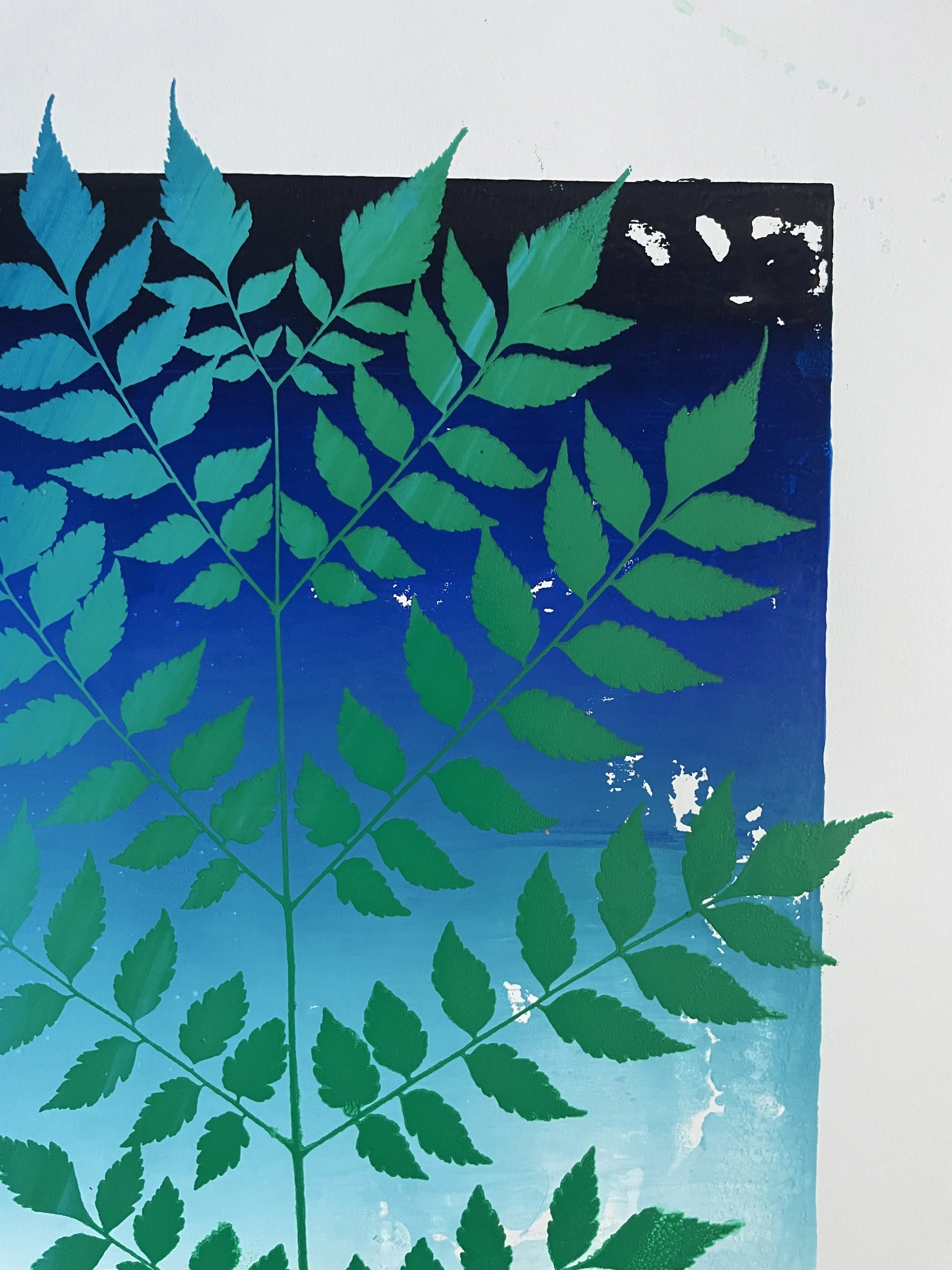 Leaf Screenprint 2