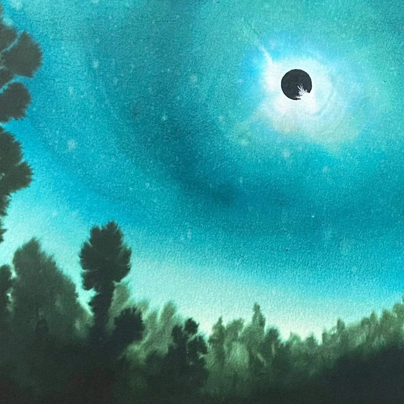 Eclipse - Framed Painting