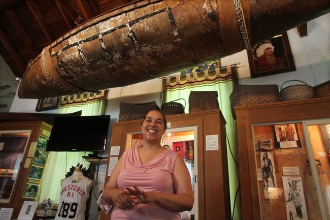 Lorén Spears, executive director of the Tomaquag Museum, says the grant will enhance the museum's mission while benefiting the public. The museum houses a rare and unique collection of Native American history.
