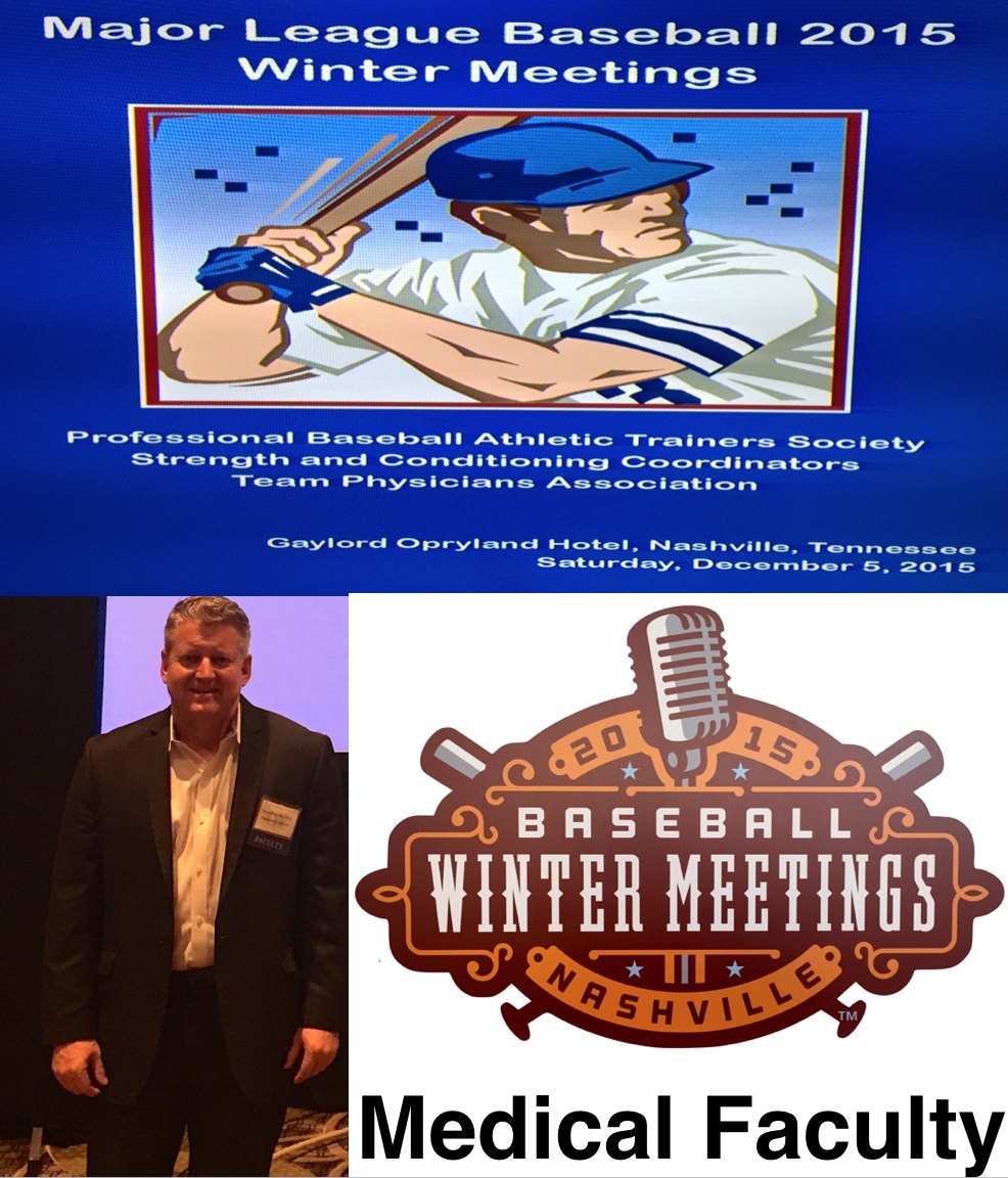 MLB Winter Meetings - Medical Faculty