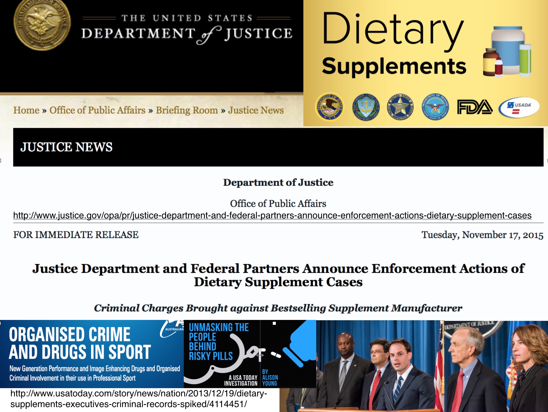 FDA and DOJ Take Real Action On Fraudsters in 2015