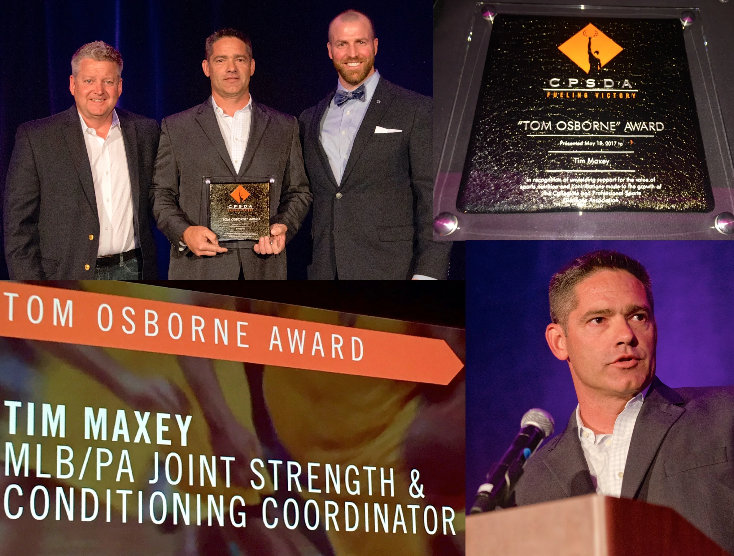 2017 Tom Osborne Award Recipient - Tim Maxey