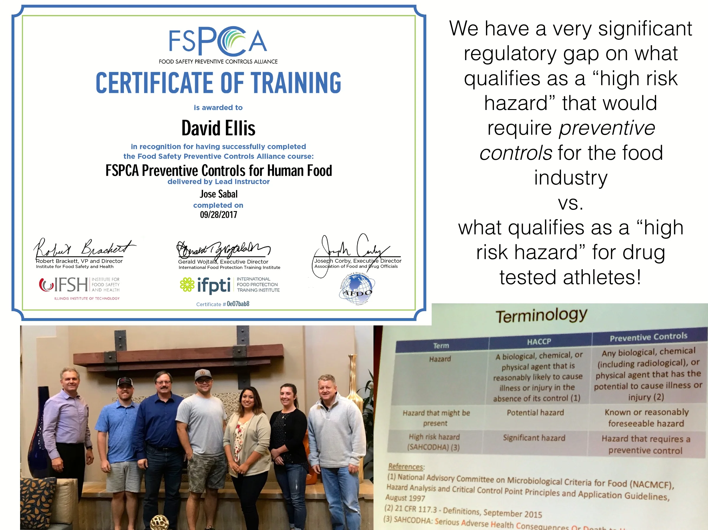 '17 FSMA Preventive Controls Qualified Individual Cert.
