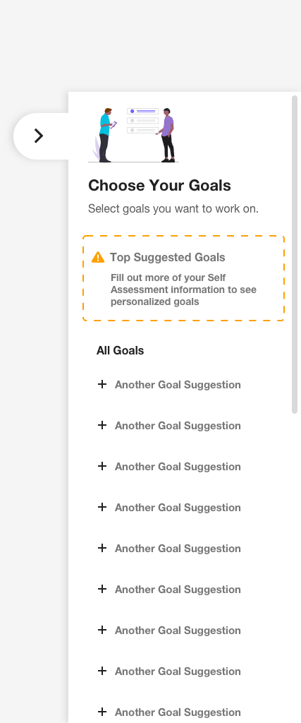 AI Needs More Info to Suggest Goals Overlay