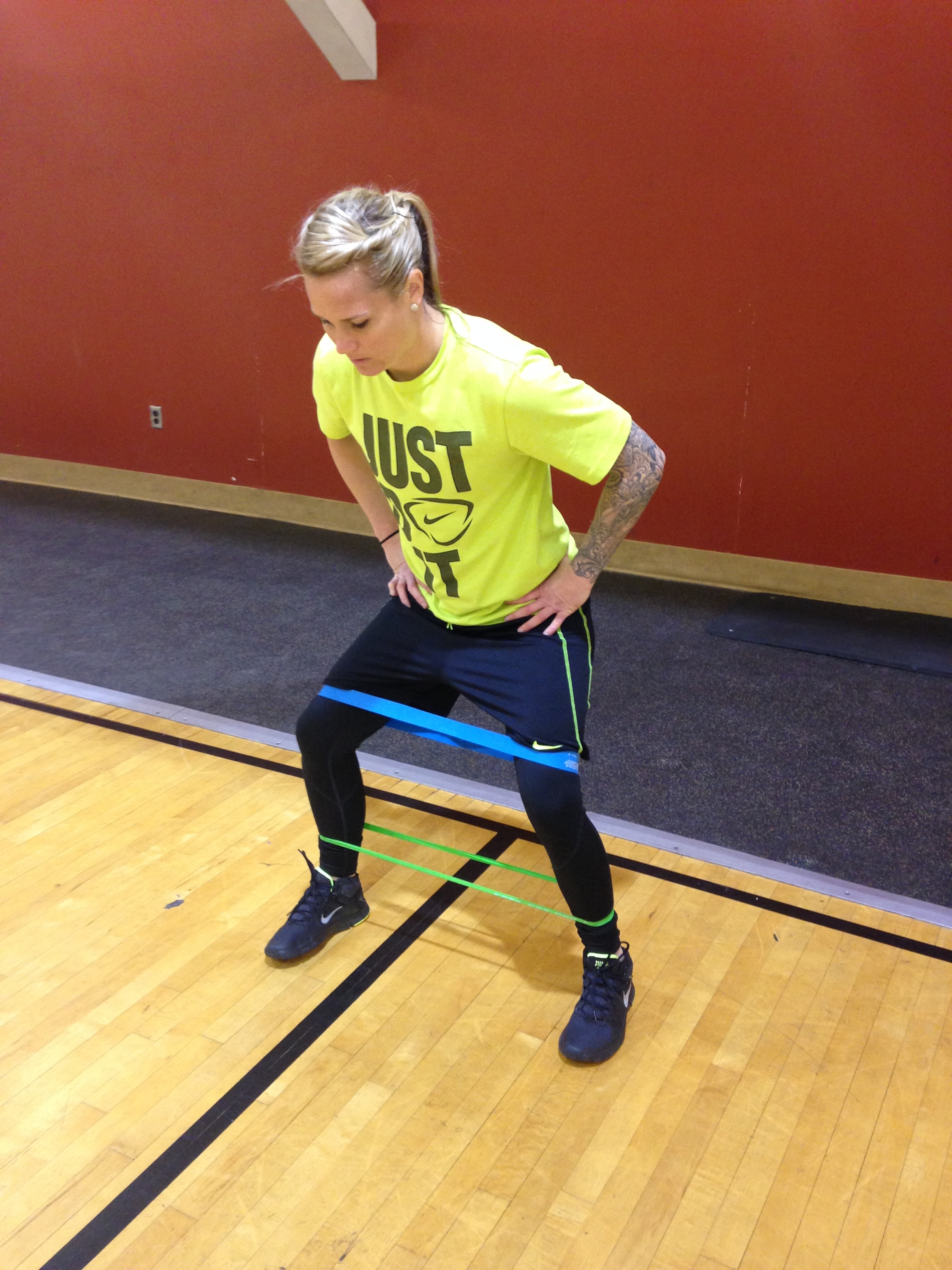Minibands are a great way to develop glute strength and proper knee positioning 