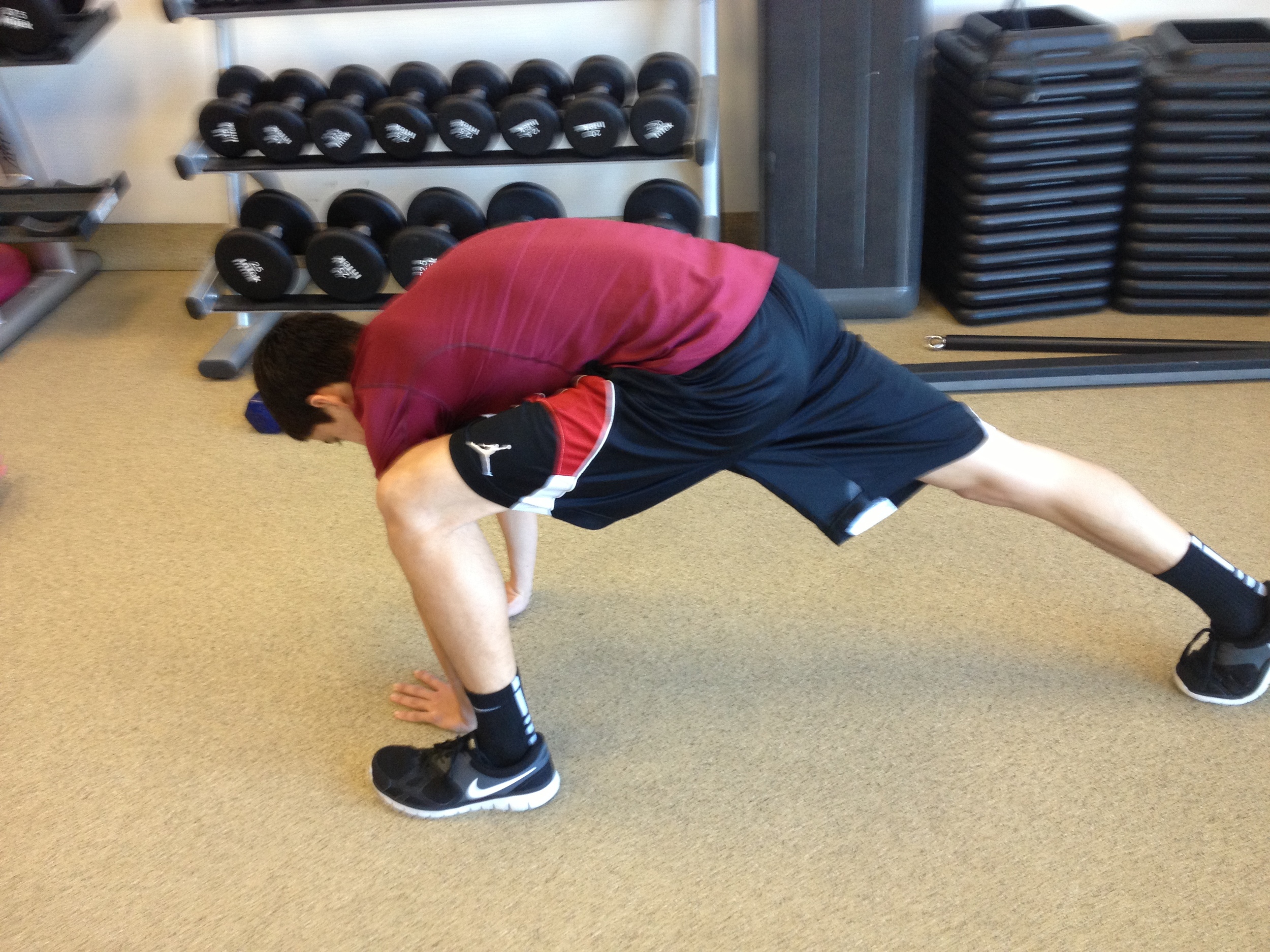 World's greatest stretch - great for building mobility and stability in the ankles, knees, hips, lumbar spine, thoracic spine, and much more. hence the name