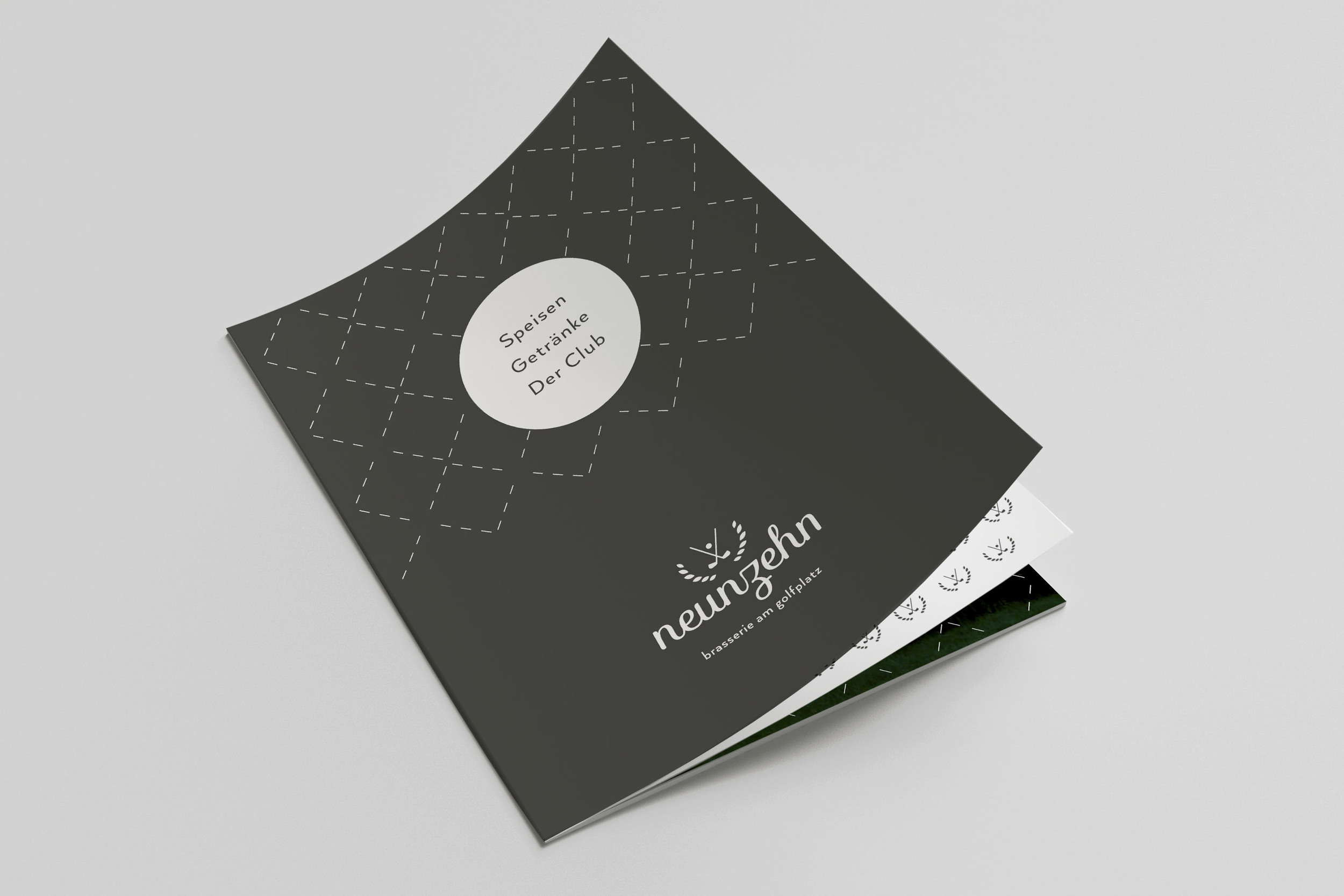 Erscheinungsbild für ein Golfklub-Bistro