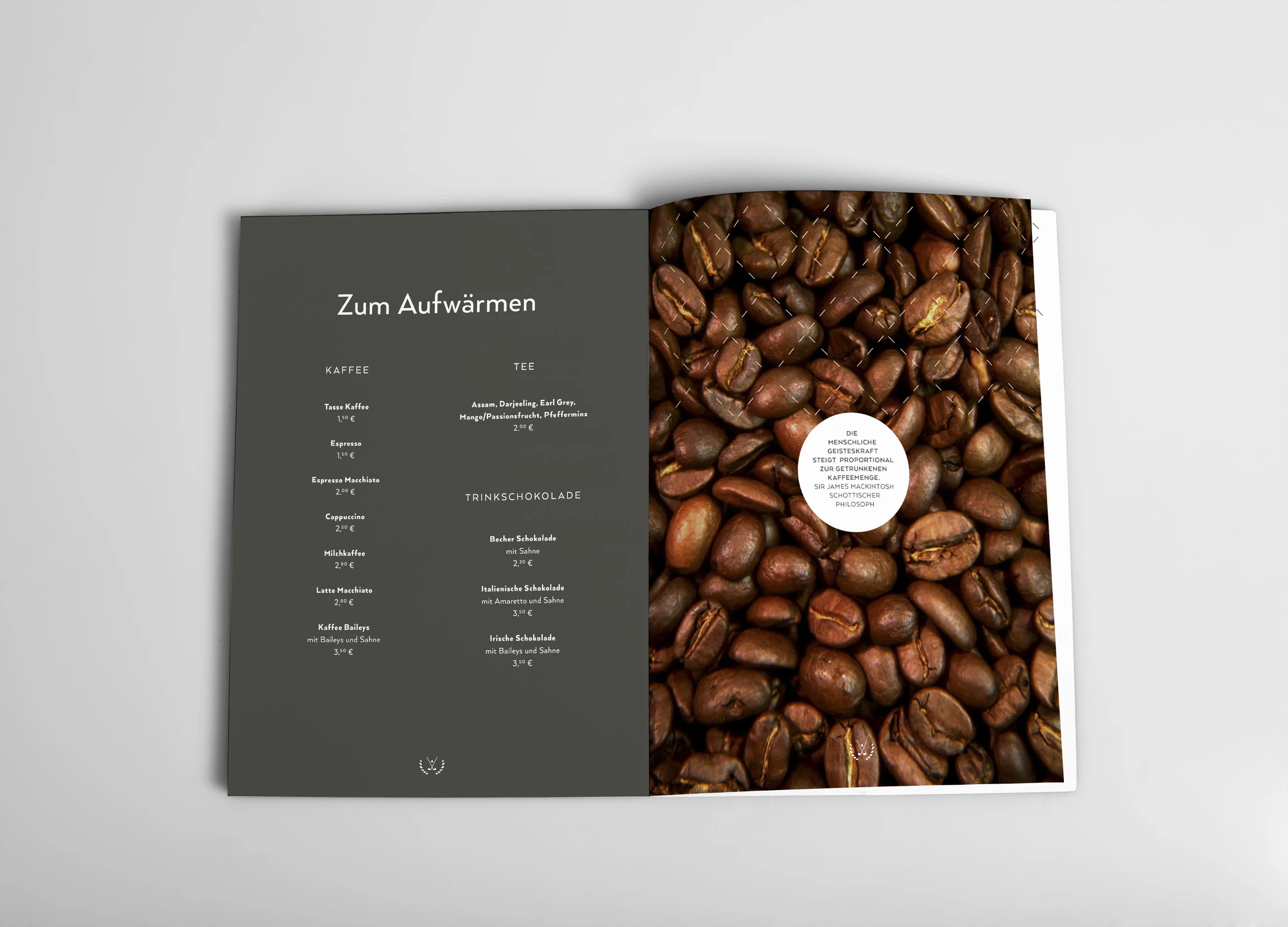 Erscheinungsbild für ein Golfklub-Bistro