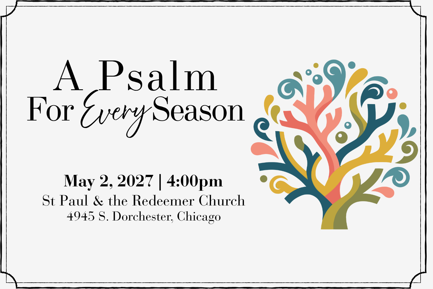 A Psalm for Every Season