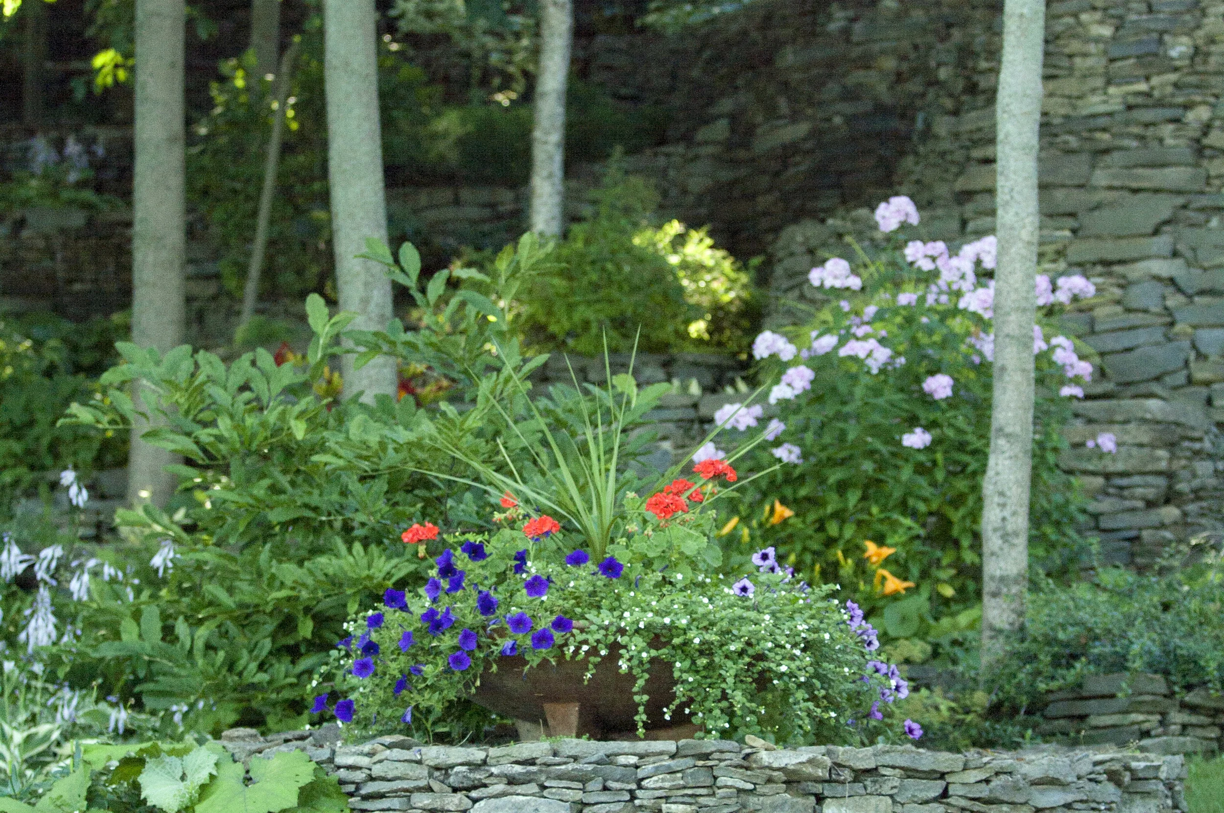 Natural Landscape Design | Landscaping | Terrace Gardens | Dry Lay Stone | Waterfront Dream Home | Riverview Design Solutions | Landscaping | Prescott, Ontario, Canada