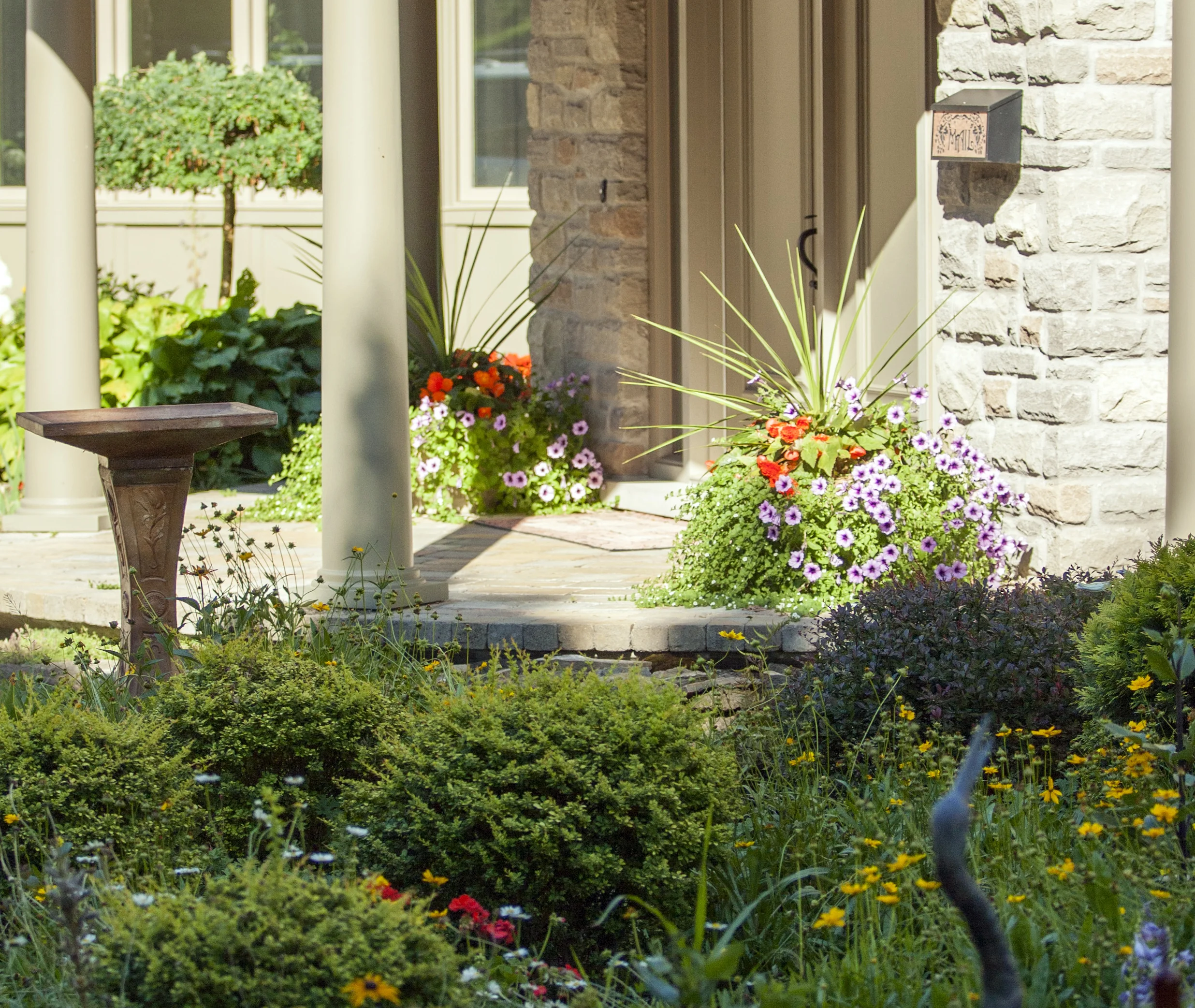 Landscape Design | Landscaping | Terrace Gardens | Waterfront Dream Home | Riverview Design Solutions | Prescott, Ontario, Canada