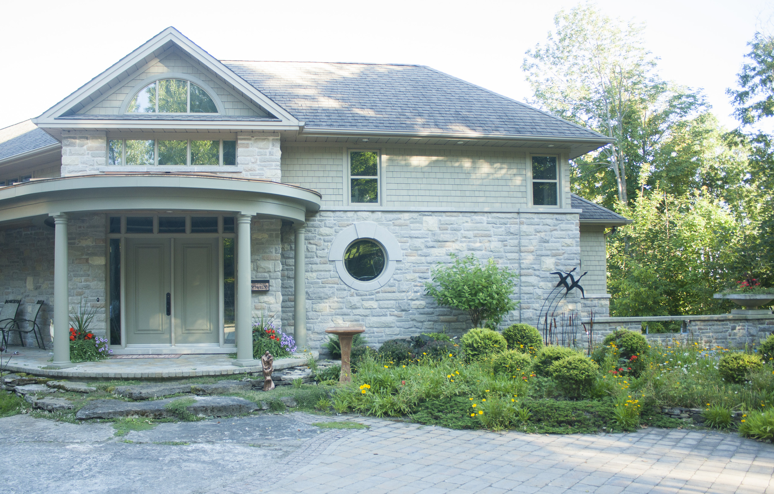 Landscape Design | Landscaping | Terrace Gardens | Waterfront Dream Home | Riverview Design Solutions | Brockville, Ontario, Canada