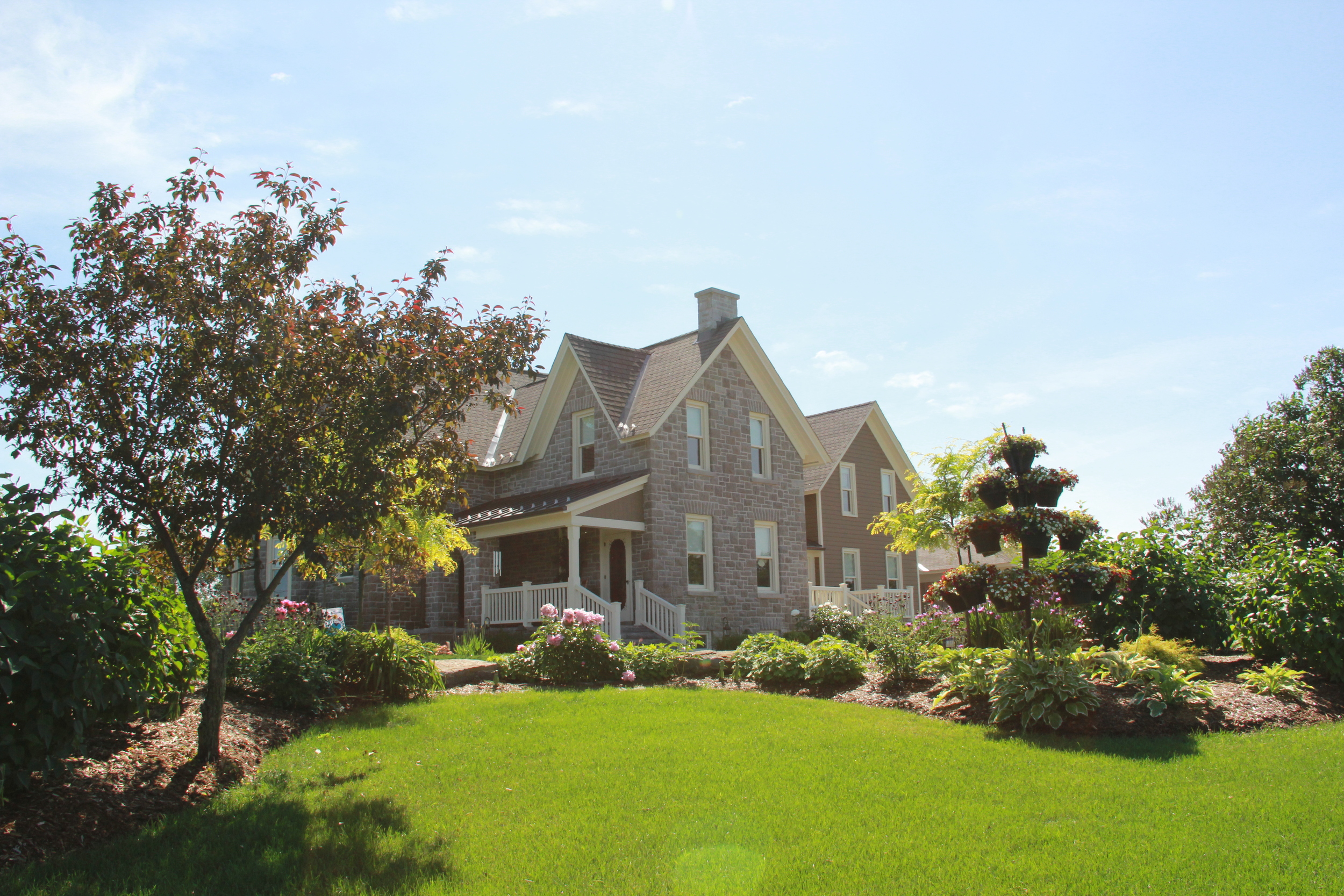 Country Home | Stone House | Landscape Design | Landscaping | Riverview Design Solutions | Prescott, Ontario, Canada