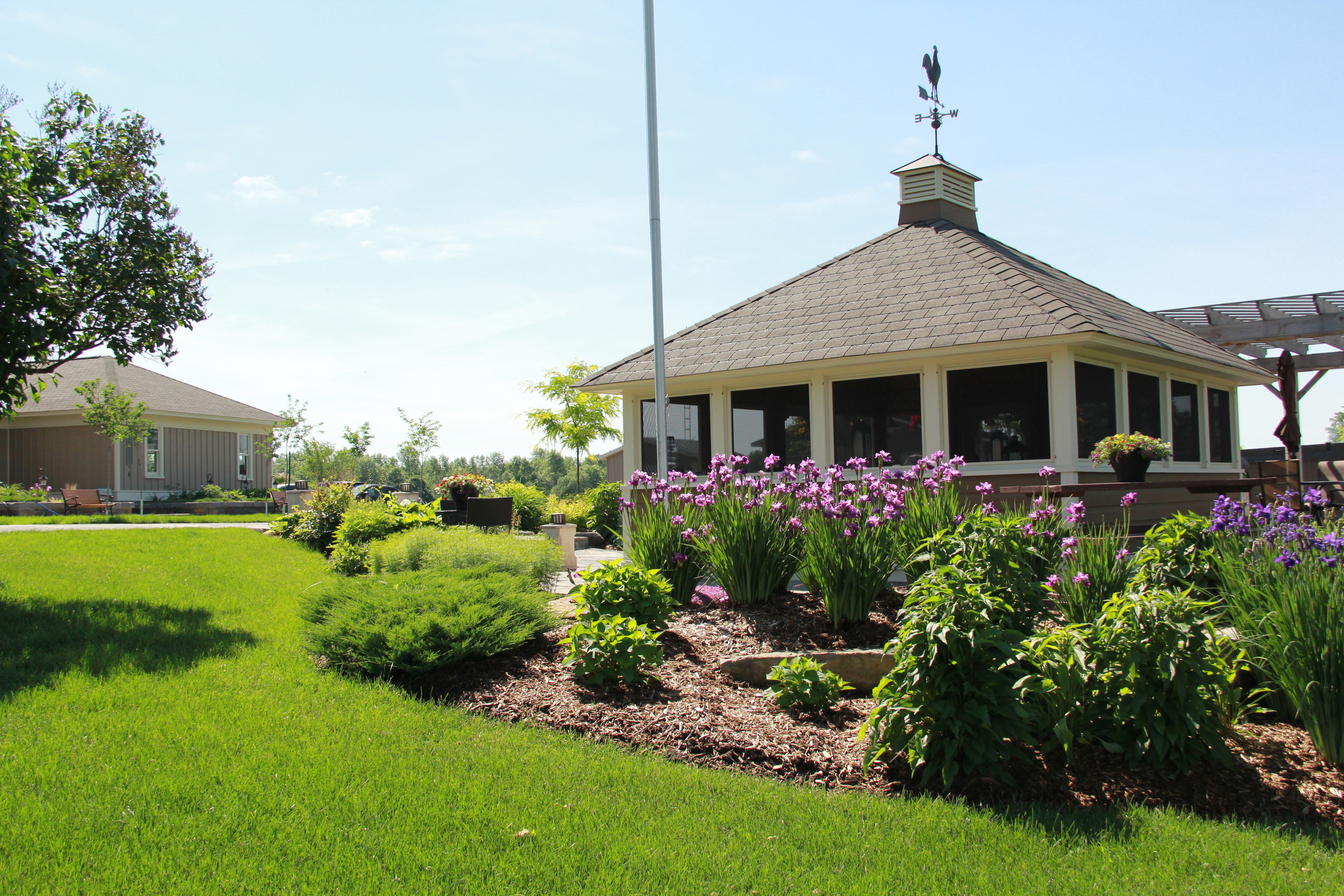 Country Home | Gazebo Gardens | Landscape Design | Landscaping | Riverview Design Solutions | Prescott, Ontario, Canada