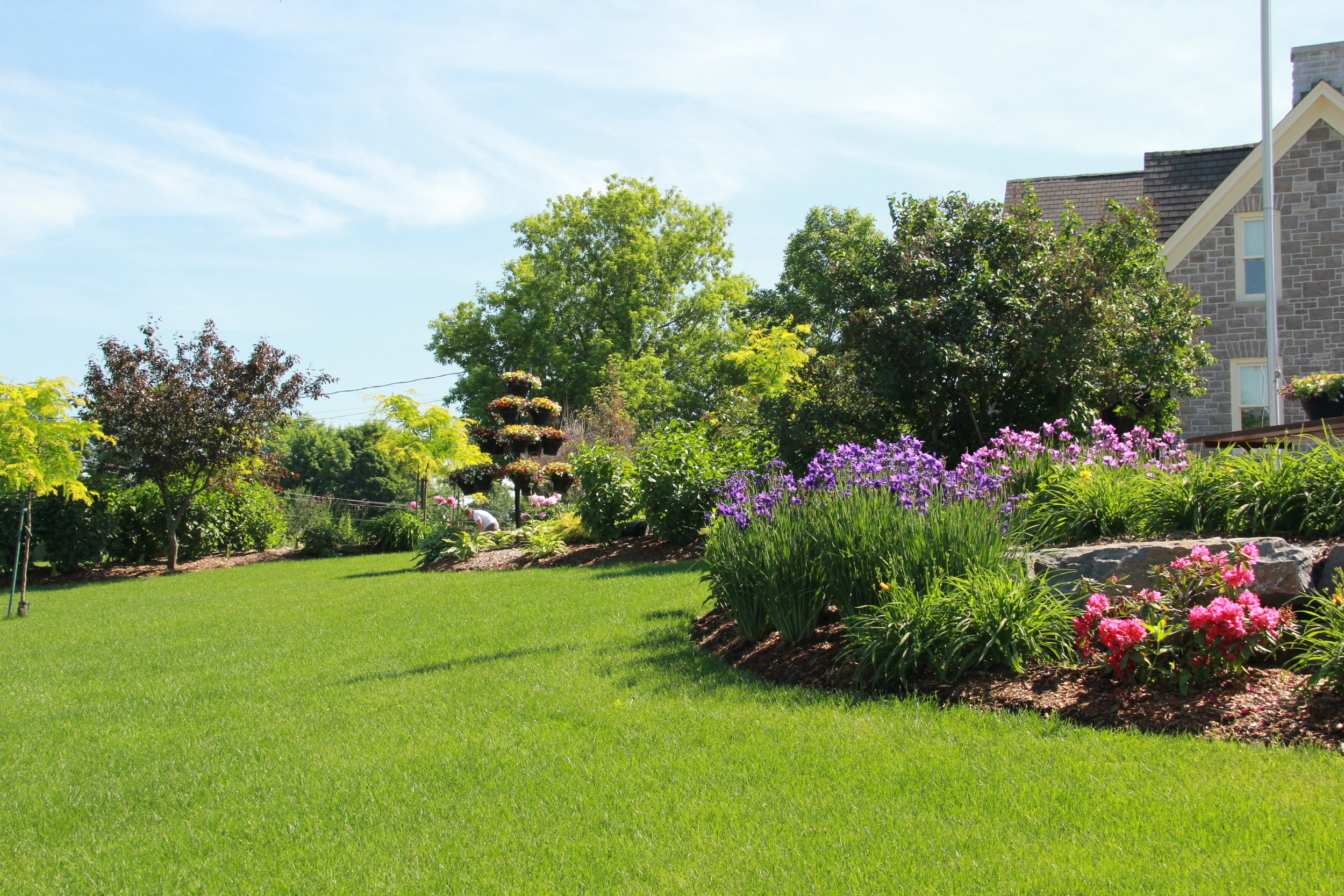 Country Home | Stone House | Flower Garden | Landscape Design | Landscaping | Riverview Design Solutions | Prescott, Ontario, Canada3
