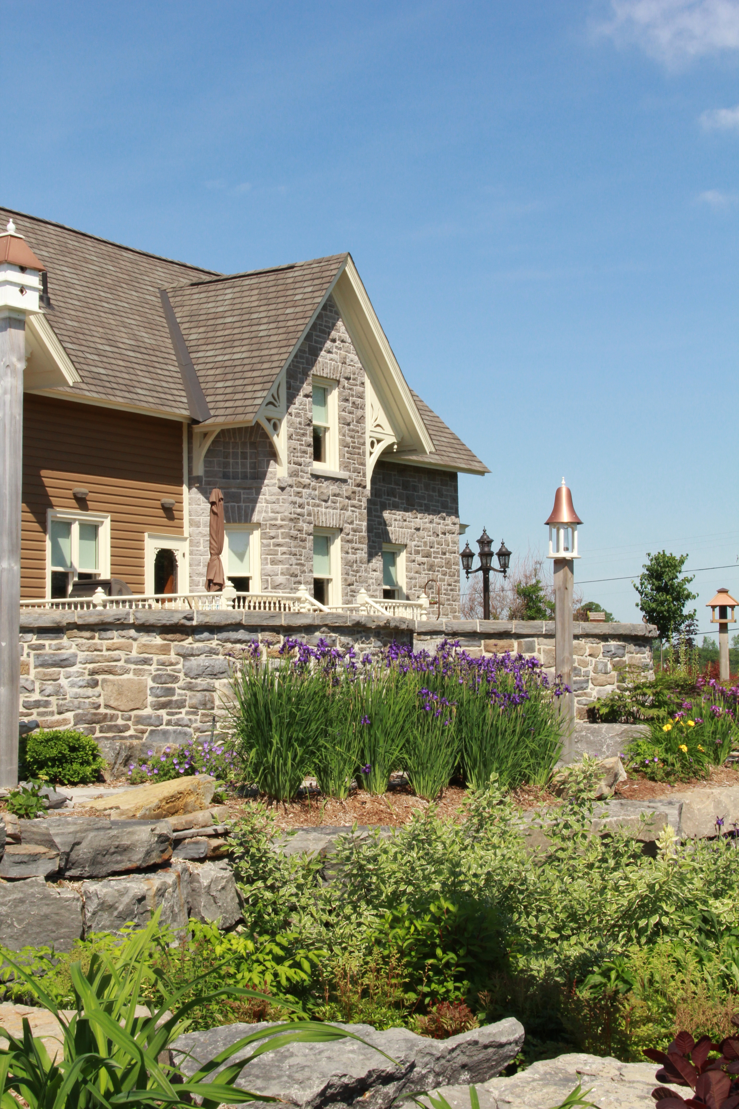 Country Home | Stone House | Landscape Design | Landscaping | Riverview Design Solutions | Prescott, Ontario, Canada