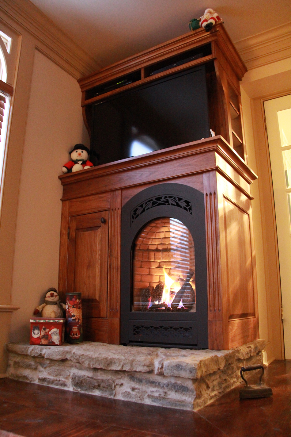 Fireplace and Media Console Design | Riverview Design Solutions | Prescott, Ontario, Canada