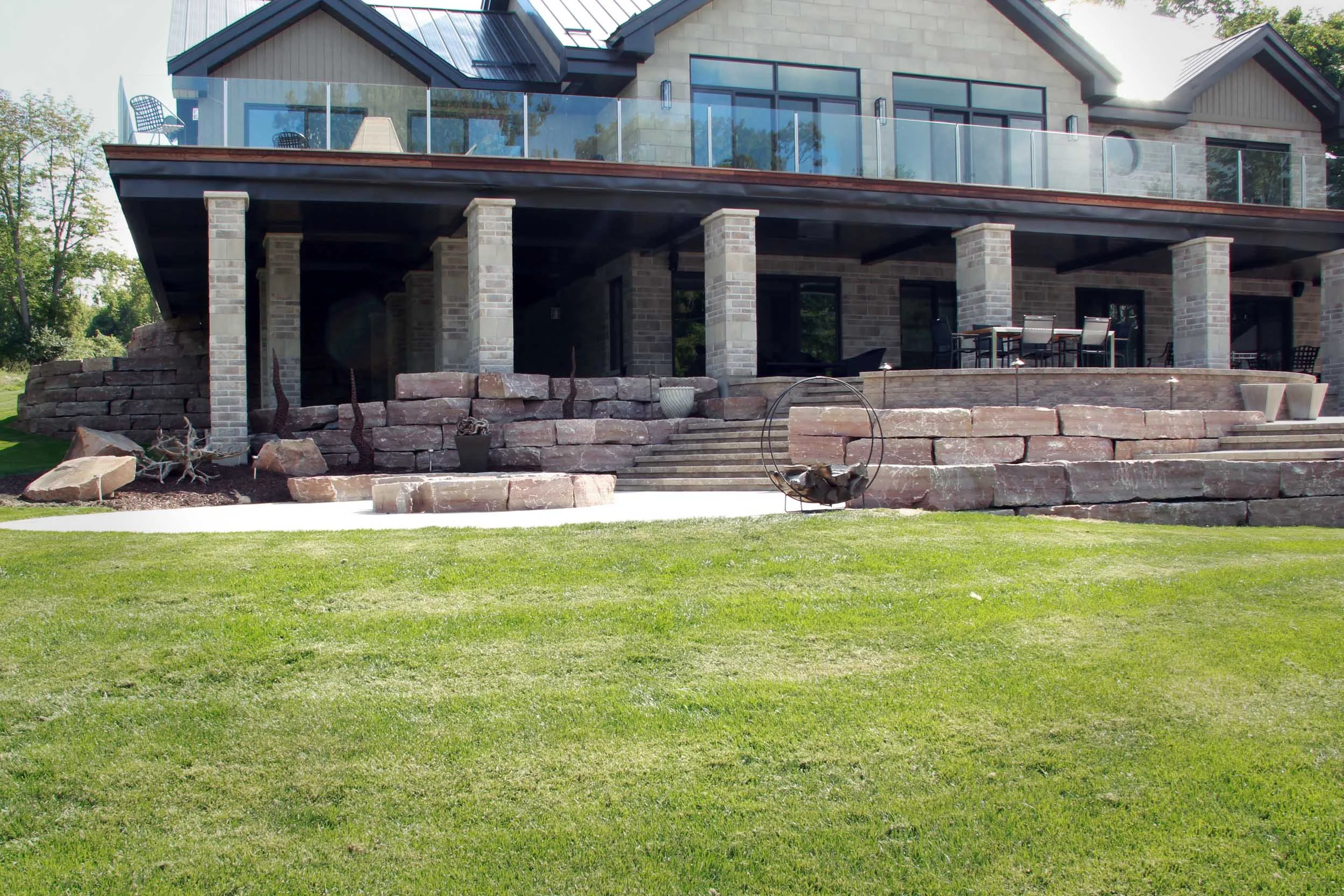 Riverview Design Solutions - Landscape Architecture - Brockville Ontario - Thousand Islands Waterfront Home - Patio.jpg
