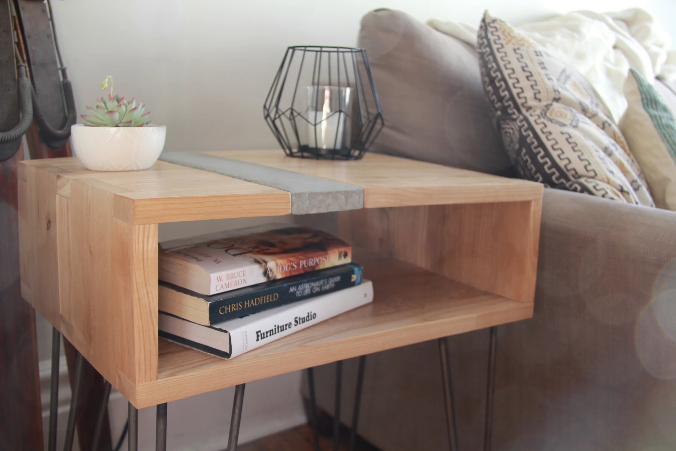 Riverview Design Solutions_Concrete and Wood_Side Table_Brockville_Hairpin Legs.jpg