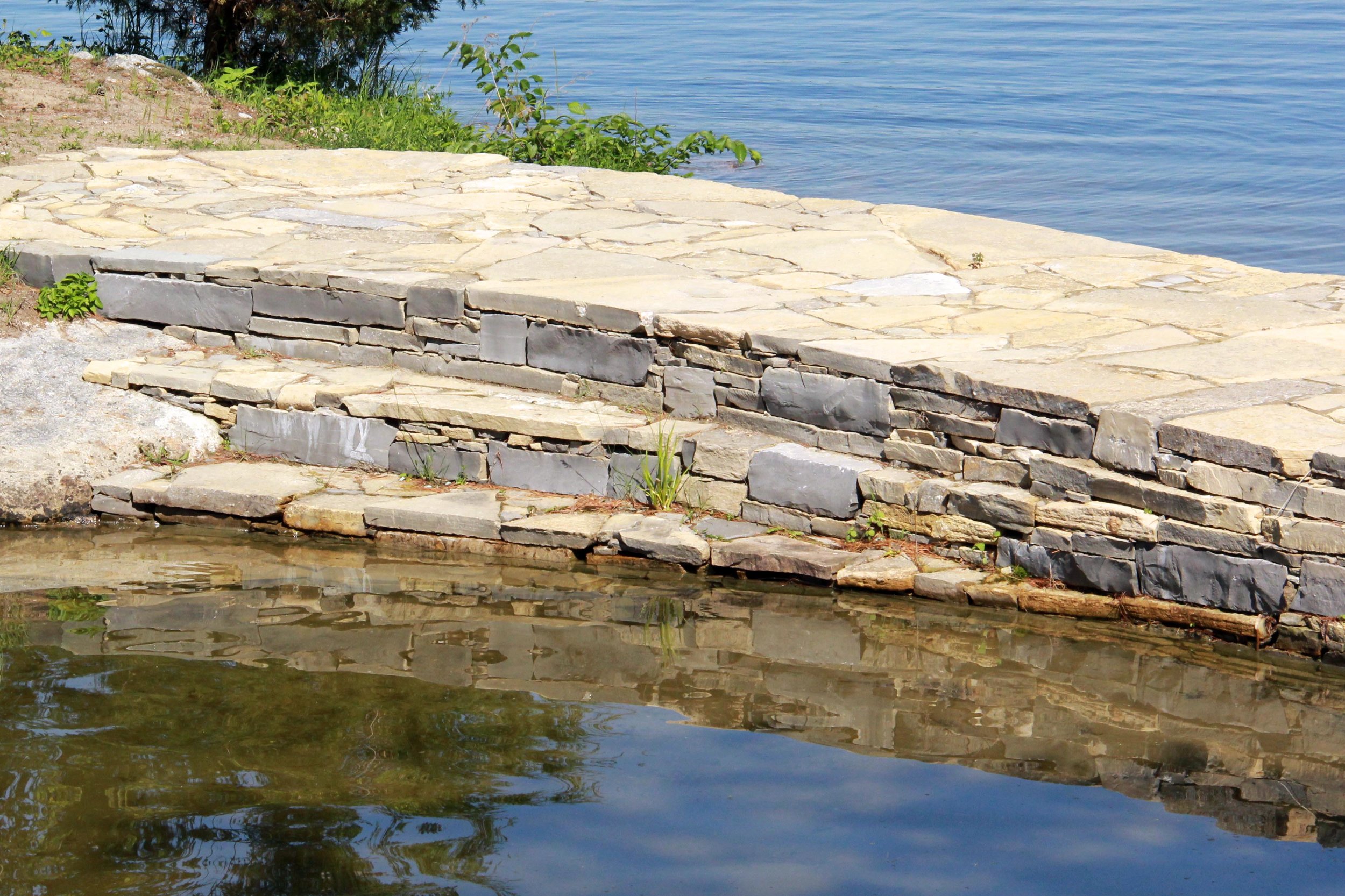 Riverview Landscape _ Charleston Lake _ Dry lay Stone Walkway _ Steps - Copy.jpg