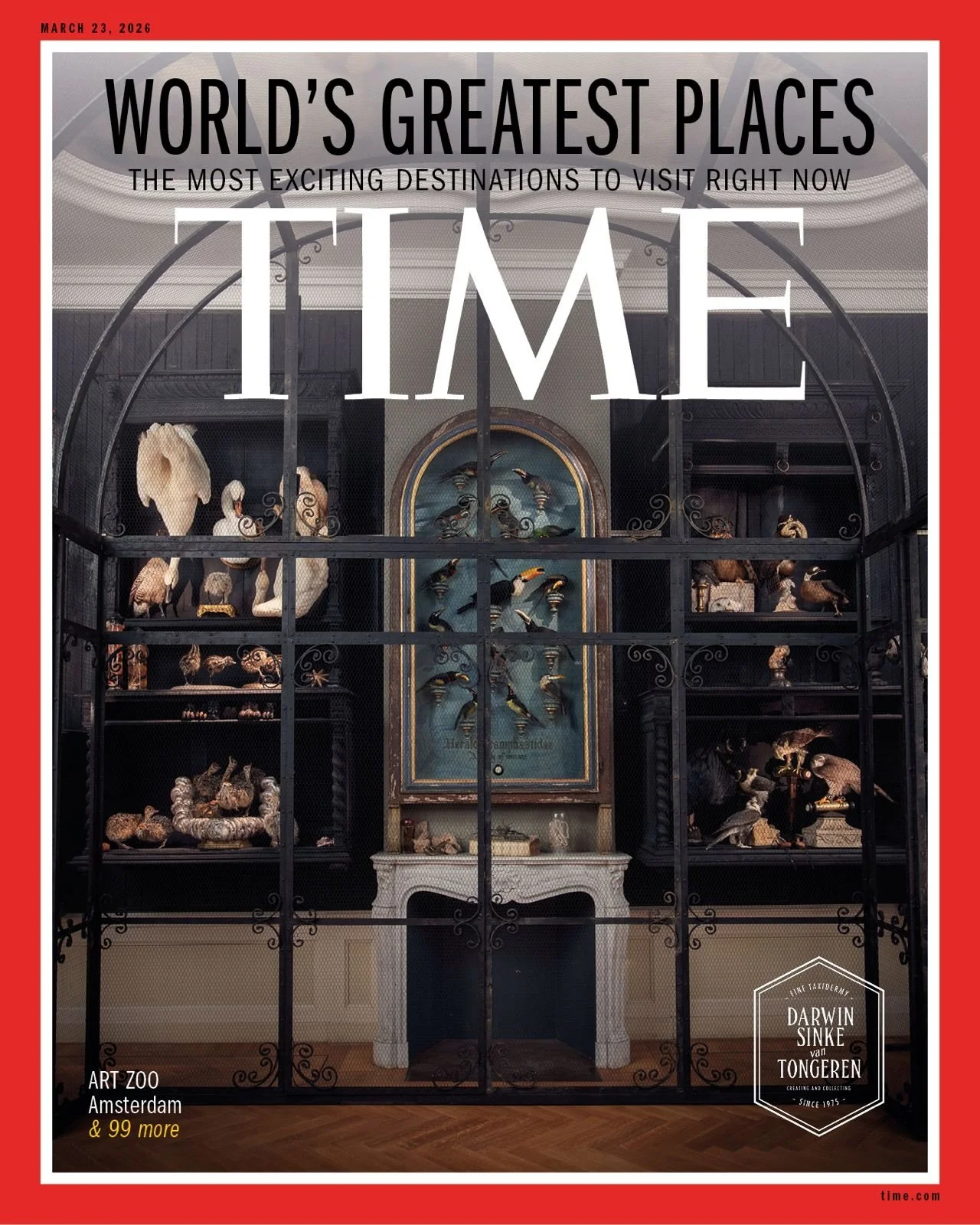 When we started thinking of the concept of our museum we wanted it to be jaw dropping. Being acknowledged in this exclusive list of TIME magazine is simply freaking amazing! ART ZOO Museum in Amsterdam is a location to get into a plane for!!!
#amster