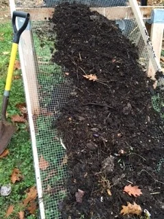The process of composting!