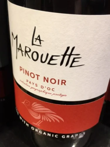May Wine of the Month--La Marouette Pinot Noir paired with Thai Curry Turkey Burgers 