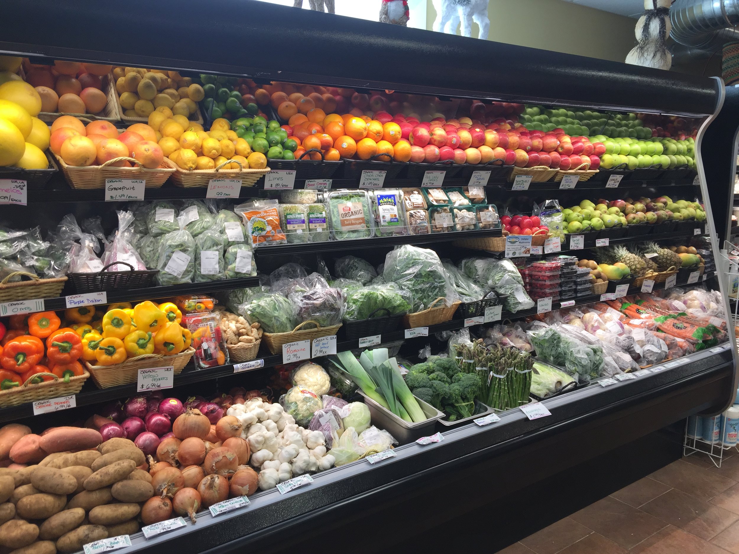 All of our Produce is 100% Certified Organic 