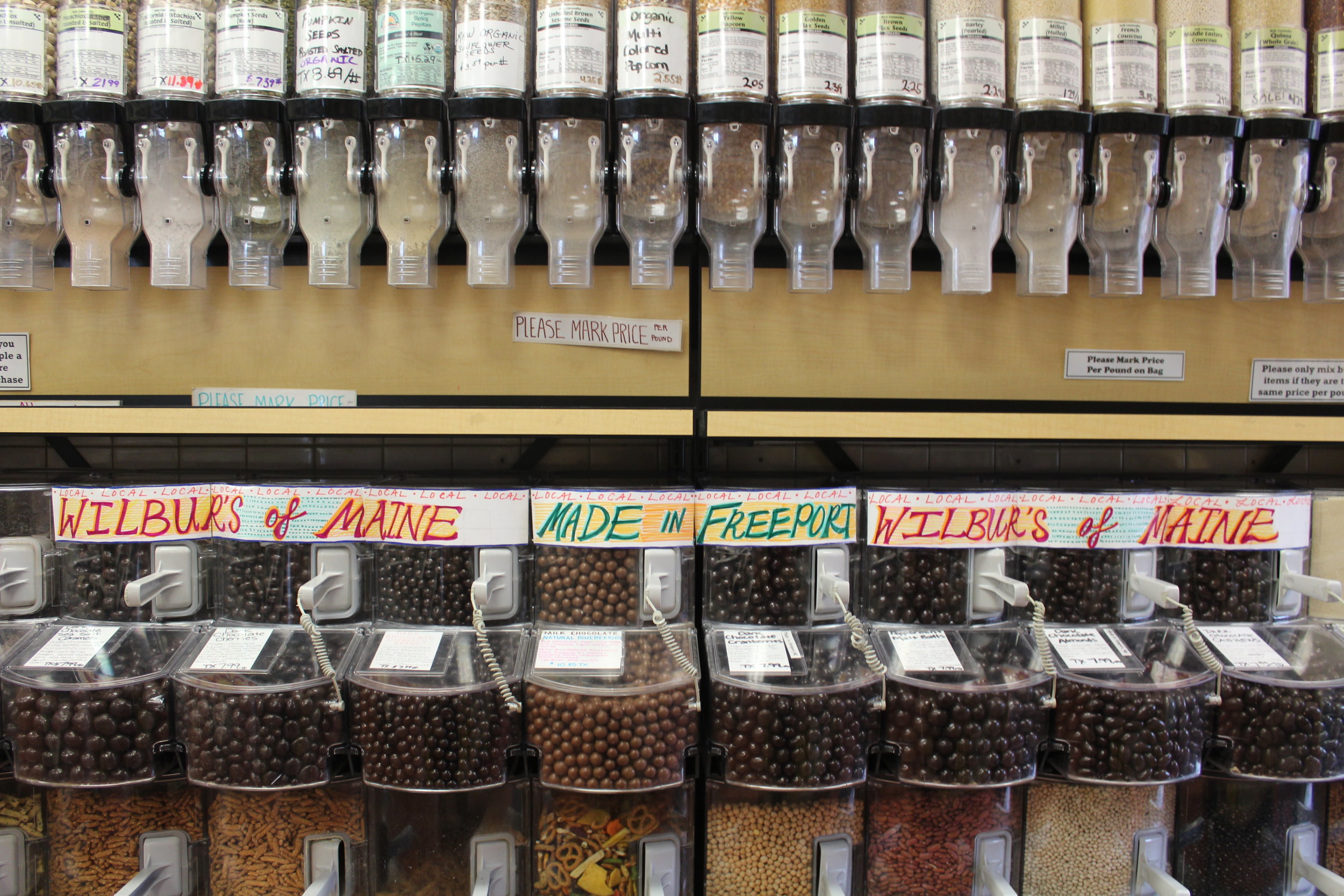 Extensive Selection of Bulk Foods