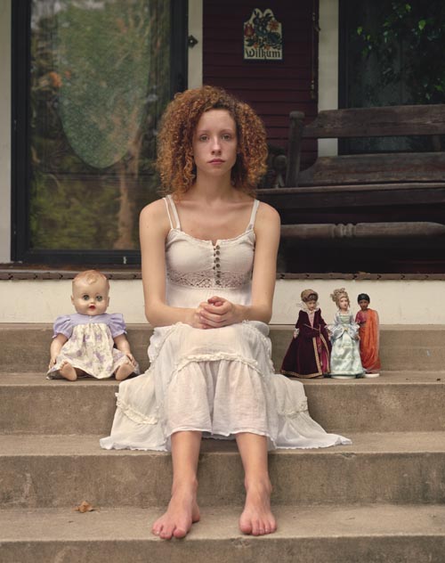 Emily with dolls (2011)