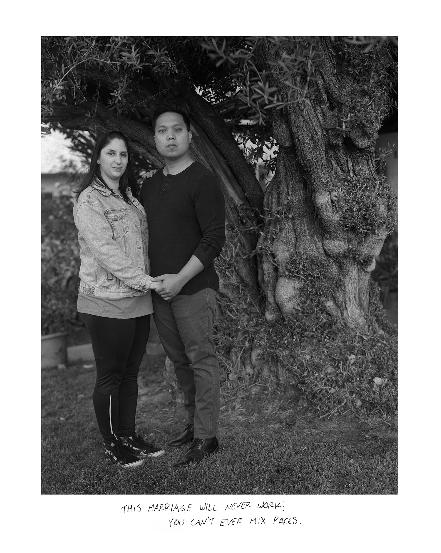 This marriage will never work, you can't ever mix races. (2018)