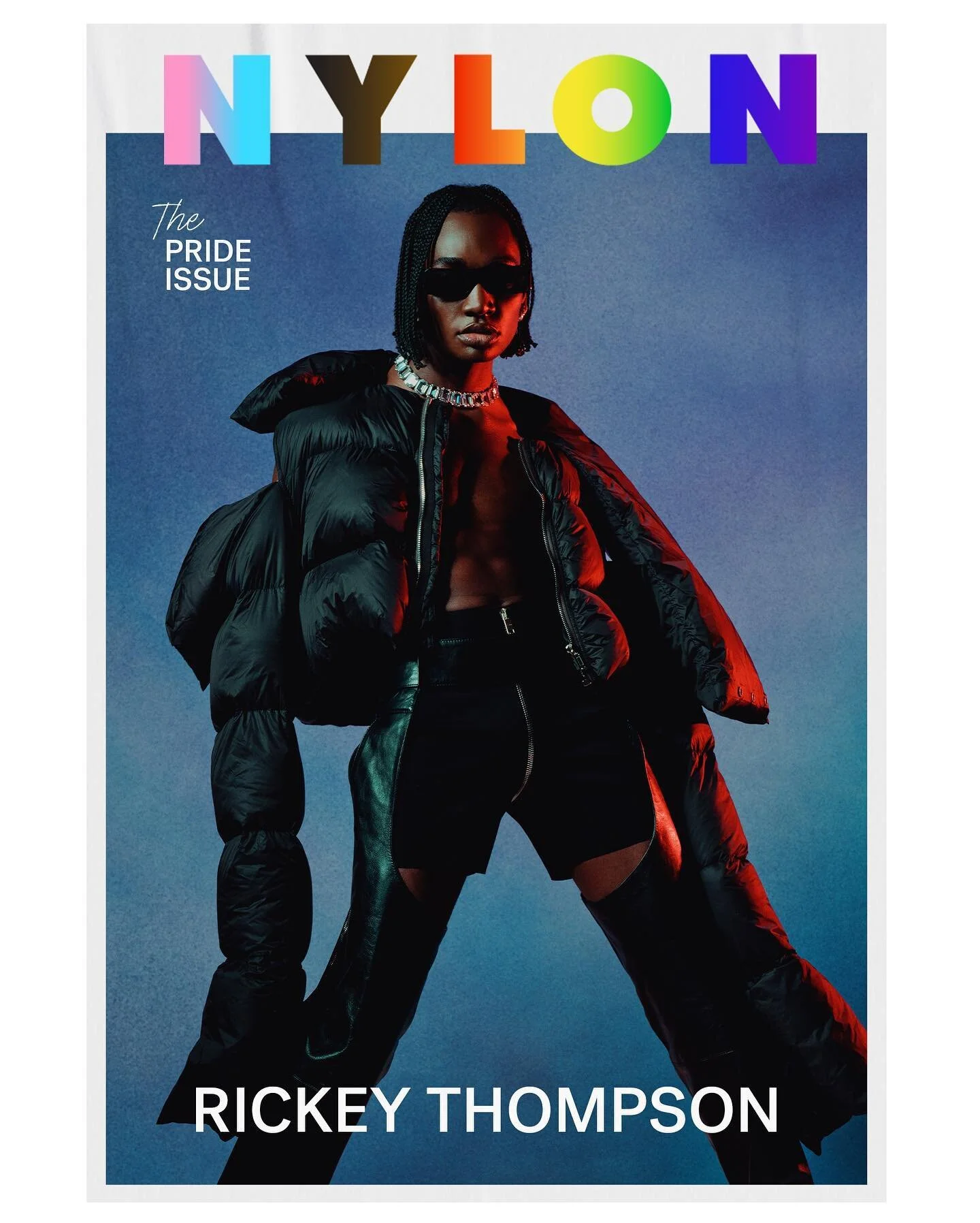 RICKEY THOMPSON X NYLON PRIDE 

Photographer: @ryanpfluger
Stylist: @coreytstokes
Grooming: @ellyway
Set Designer: @robjobdaddy
Bookings: @specialprojectsmedia
Videographer: @sadendya
VP Of Fashion: @tiffanyreid
SVP Of Creative: @karen.hibbert