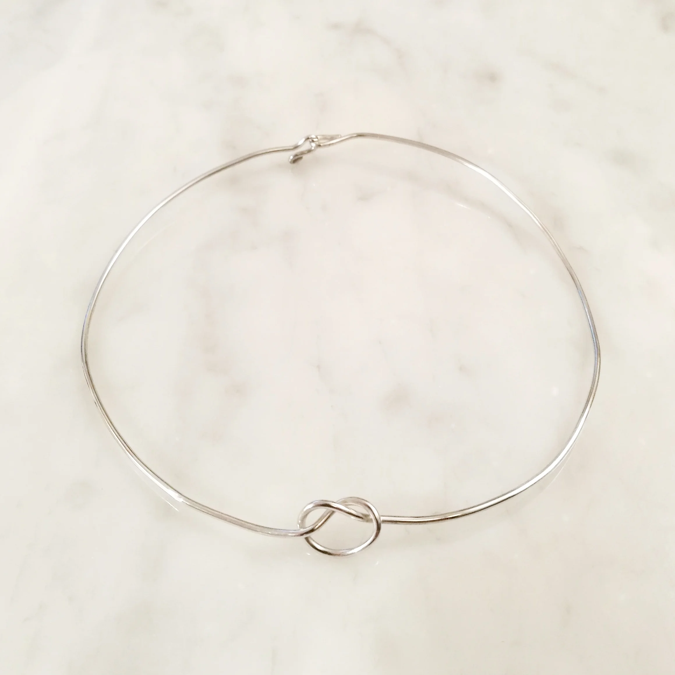 Handmade Sterling Silver Love Knot 