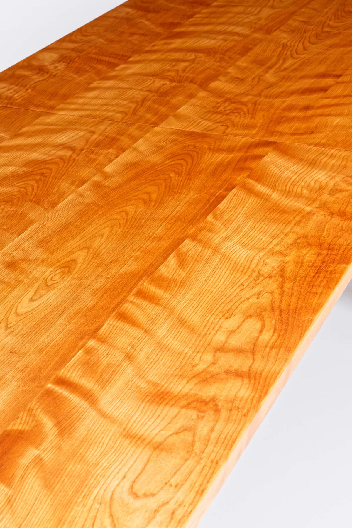 Flamed Birch & Walnut Dining Table — Lohr Woodworking Studio