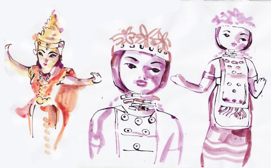 These are based on Lilla's own doll collection ....