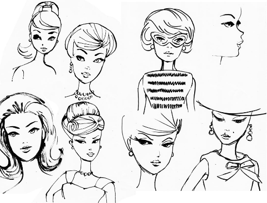 Barbies had attitude...