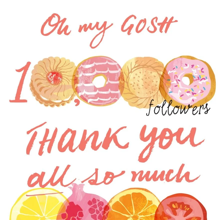 TEN YEARS AGO THIS WEEK&hellip;I hit 10,000 followers on Instagram. This little illustration took me right back to that season of my life. In 2015 I had only just started using small Moleskine sketchbooks for watercolours and was focused on building 