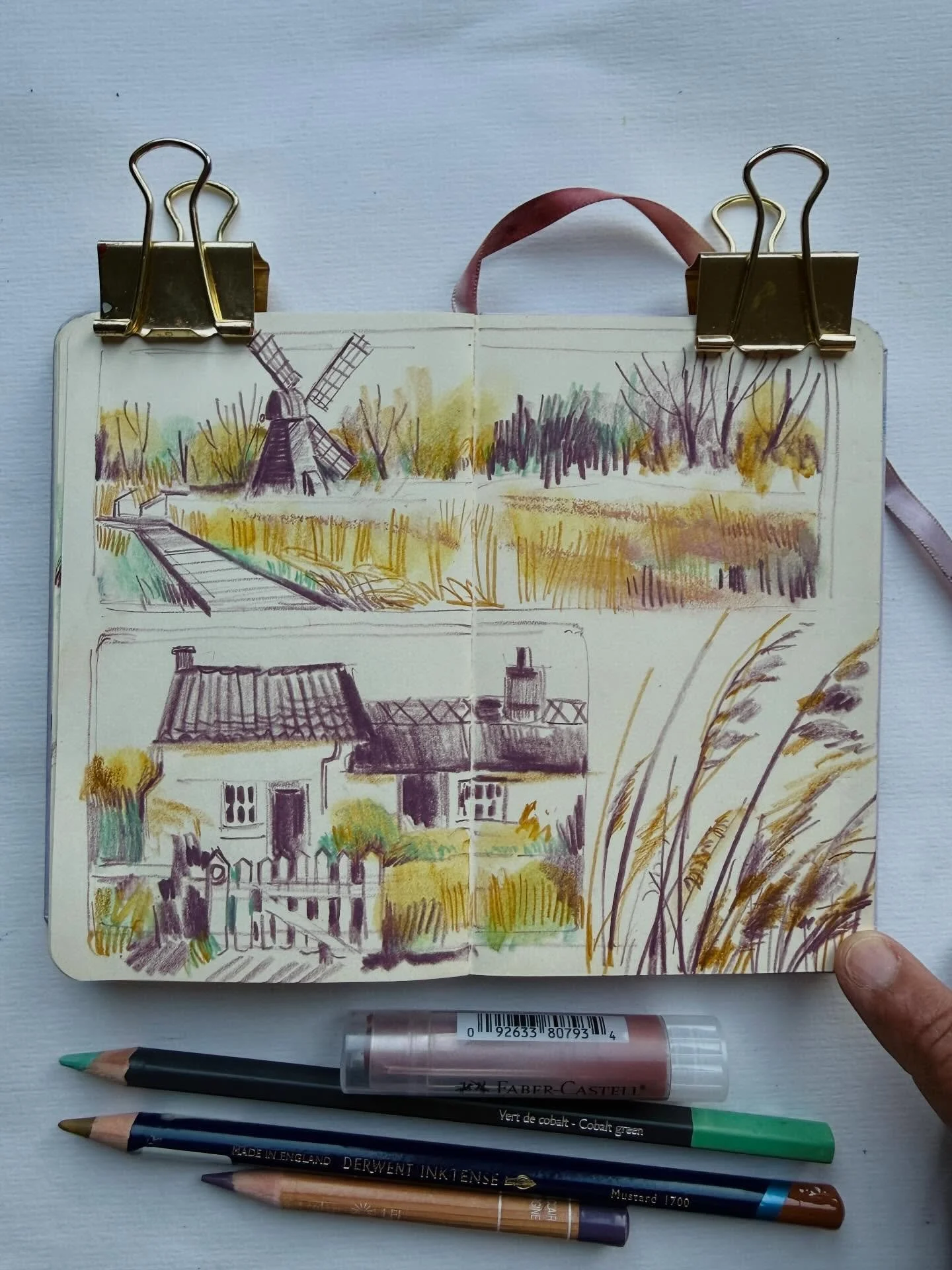 The replay of my live Zoom natural journal session with Jules @julesrussellillustration using her beautiful Spring photos of Wicken Fen @wickenfennt is now available on my Patreon.

This was such a lovely session. We used Jules&rsquo;s images as the 