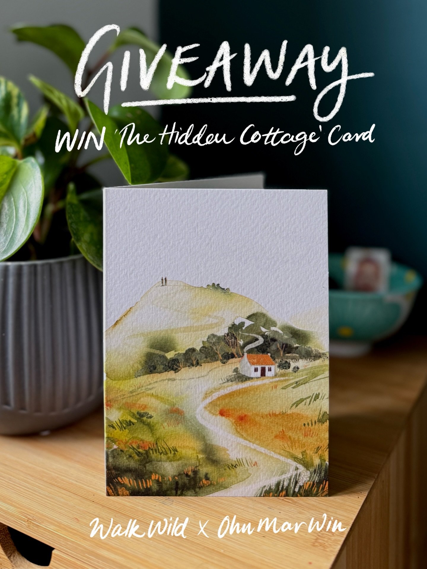 To celebrate the launch of this special landscape card I created with @walkwilduk we&rsquo;re giving away 3 cards to 3 winners around the world.

There will be:

1 UK/Europe winner
1 USA/Canada winner
1 Rest of World winner

To enter:

&bull;Follow @