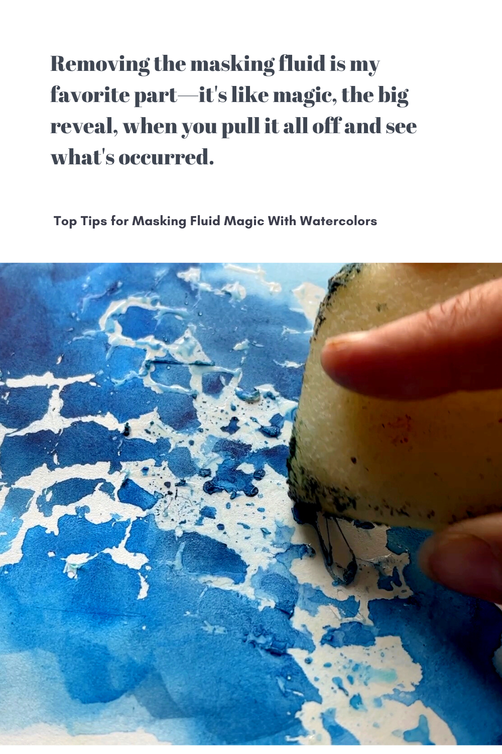 Watercolor Tutorial - Using Masking Fluid 