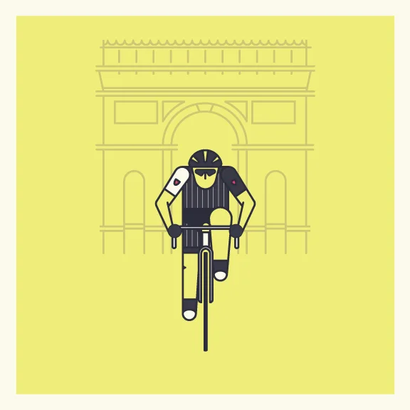 Jens Voigt's 'au revoir' attack on the Champs-Élysées .