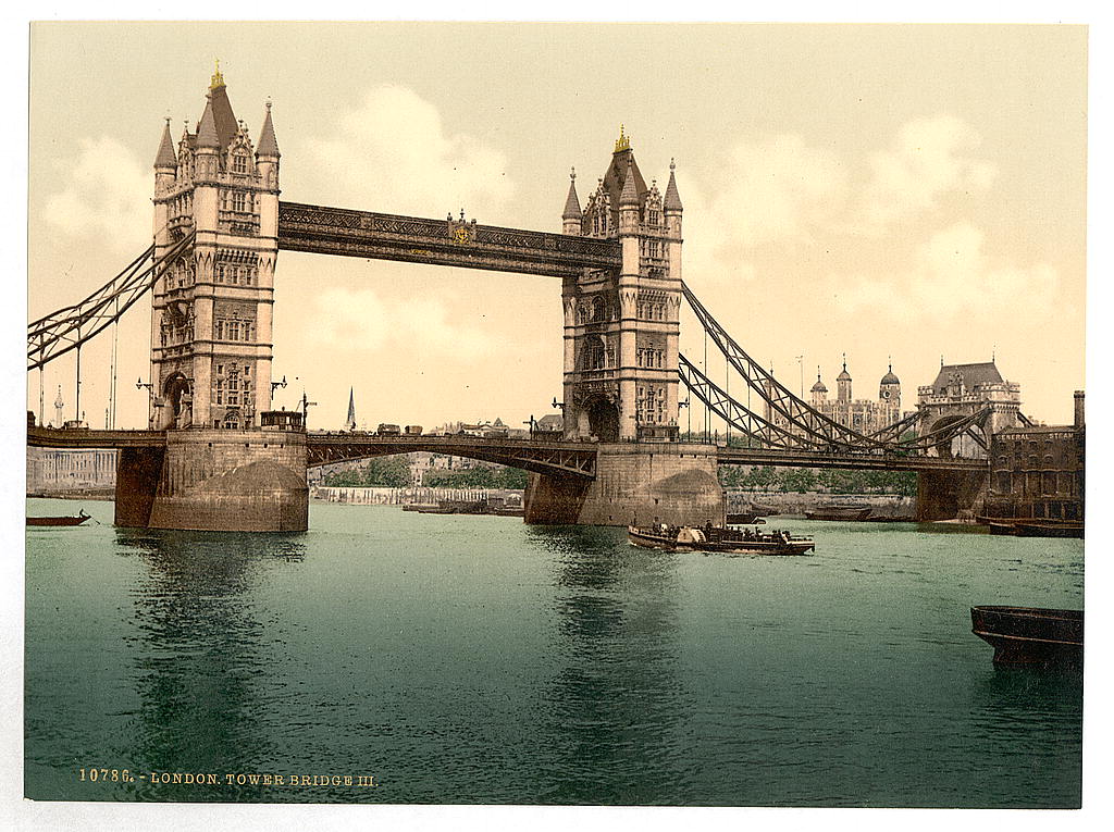 London Bridge is falling down? (source: The Library of Congress )