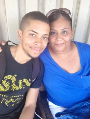 Adilka's mother and brother