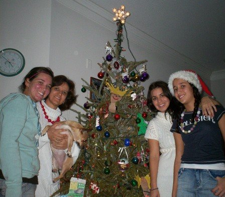 Christmas with the family before Evelyn's mother was deported