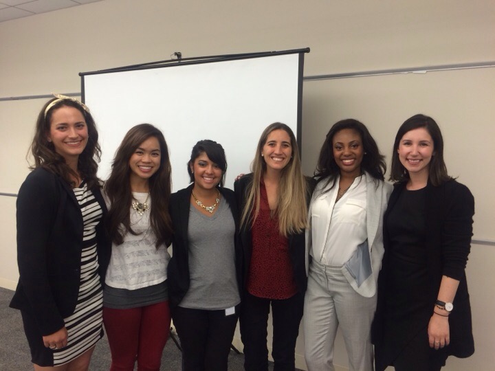 My MBA cohort, live from the scene of this summer success story