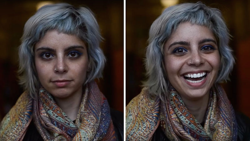 One of the 30 “beautiful people” filmed in Shea Glover’s video